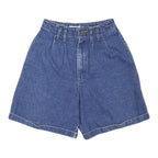 OAKBROOK Womens Blue Denim Casual Shorts M W26 Cotton Blend Relaxed Fit