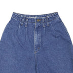 OAKBROOK Womens Blue Denim Casual Shorts M W26 Cotton Blend Relaxed Fit