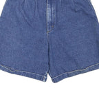 OAKBROOK Womens Blue Denim Casual Shorts M W26 Cotton Blend Relaxed Fit