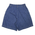 OAKBROOK Womens Blue Denim Casual Shorts M W26 Cotton Blend Relaxed Fit
