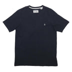 ORIGINAL PENGUIN Mens Navy Blue Graphic T-Shirt L Short Sleeve Crew Neck Casual