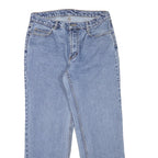 TEDDYS Mens Jeans Blue Regular Straight Denim Medium W32 L29 Cotton Blend Zip