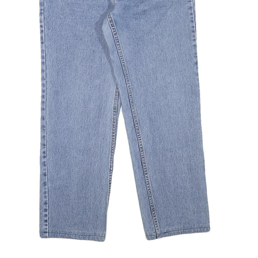 TEDDYS Mens Jeans Blue Regular Straight Denim Medium W32 L29 Cotton Blend Zip