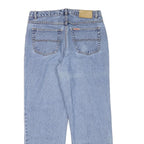 TEDDYS Mens Jeans Blue Regular Straight Denim Medium W32 L29 Cotton Blend Zip