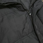 HELLY HANSEN Mens Black & White Outdoor Jacket L Polyester Woven Plain Zip