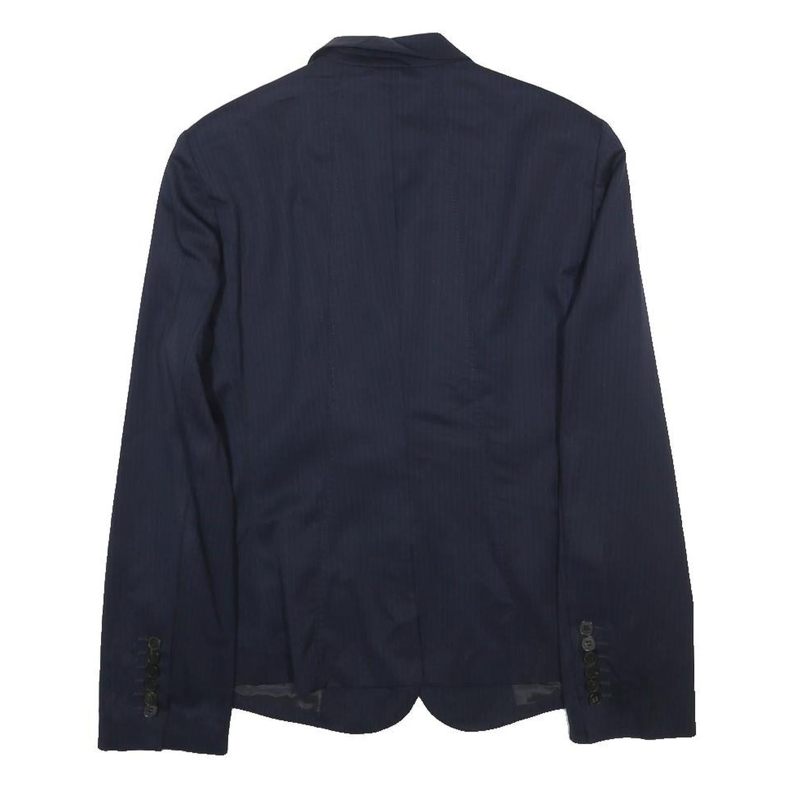 BOSS HUGO BOSS Womens Navy Blue Wool Blend Blazer Jacket UK 16 Button Plain