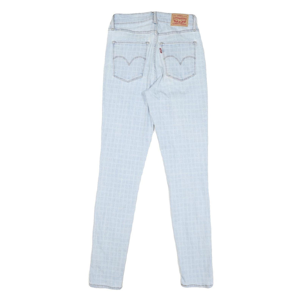 LEVI'S Womens Jeans Blue Slim Skinny Denim Light W26 L29 Cotton Blend Zip