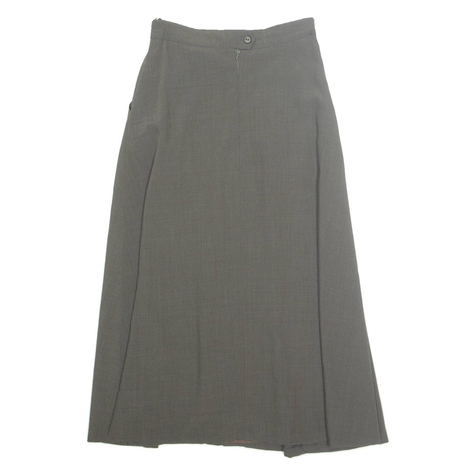 SUES Womens Peasant Skirt Green Long S