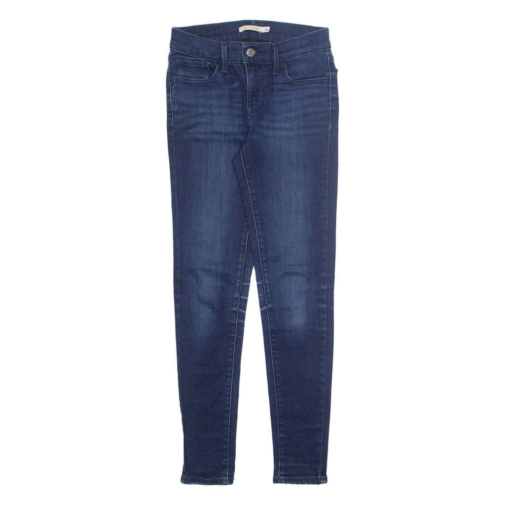 LEVI'S Womens Jeans Blue Regular Skinny Stone Wash W25 L30