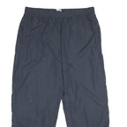 STARTER Mens Joggers Black L W36 L28 Relaxed Tapered Zip Hem Pocketed