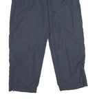 STARTER Mens Joggers Black L W36 L28 Relaxed Tapered Zip Hem Pocketed