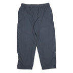 STARTER Mens Joggers Black L W36 L28 Relaxed Tapered Zip Hem Pocketed