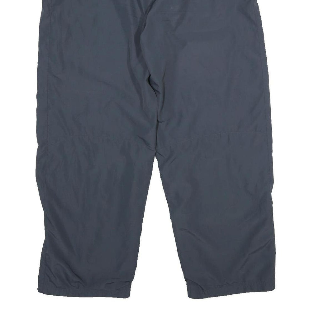 STARTER Mens Joggers Black L W36 L28 Relaxed Tapered Zip Hem Pocketed