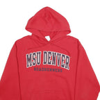 CHAMPION Mens Red MSU Denver Roadrunners Hoodie L Casual Cotton Blend Pullover