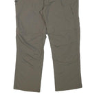 TREVOLUTION Mens Relaxed Beige Polyester Blend Zip Trousers W33 L26 Outdoor