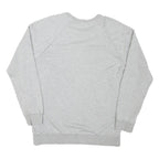 ADIDAS Mens Grey Cotton Blend Crew Neck L Sportswear Casual Pullover Sweatshirt