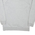 ADIDAS Mens Grey Cotton Blend Crew Neck L Sportswear Casual Pullover Sweatshirt