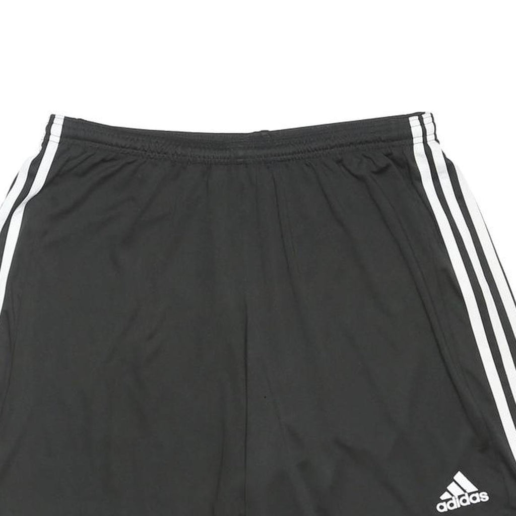 ADIDAS Mens Black Sports Shorts M W32 Polyester Blend Athletic Gymwear