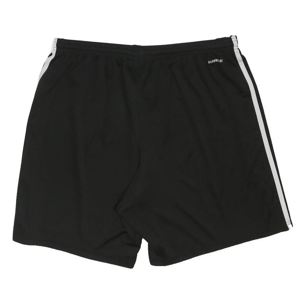 ADIDAS Mens Black Sports Shorts M W32 Polyester Blend Athletic Gymwear