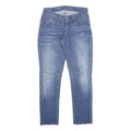 LEVI'S Womens Slim Blue Denim Jeans Zip W27 L26 Stylish Casual