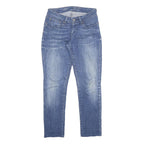 LEVI'S Womens Slim Blue Denim Jeans Zip W27 L26 Stylish Casual