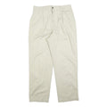 CABIN CREEK Mens Cotton Blend Beige Regular Fit Straight Leg Trousers W32 L30