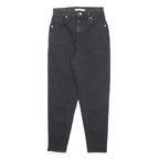 LEVI'S Womens Black Regular Fit Skinny Denim Jeans W26 L27 Cotton Blend Zip