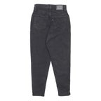 LEVI'S Womens Black Regular Fit Skinny Denim Jeans W26 L27 Cotton Blend Zip