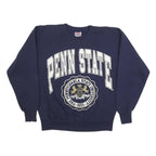 NUTMEG Mens Navy Blue Penn State Crew Neck L Sweatshirt University Logo