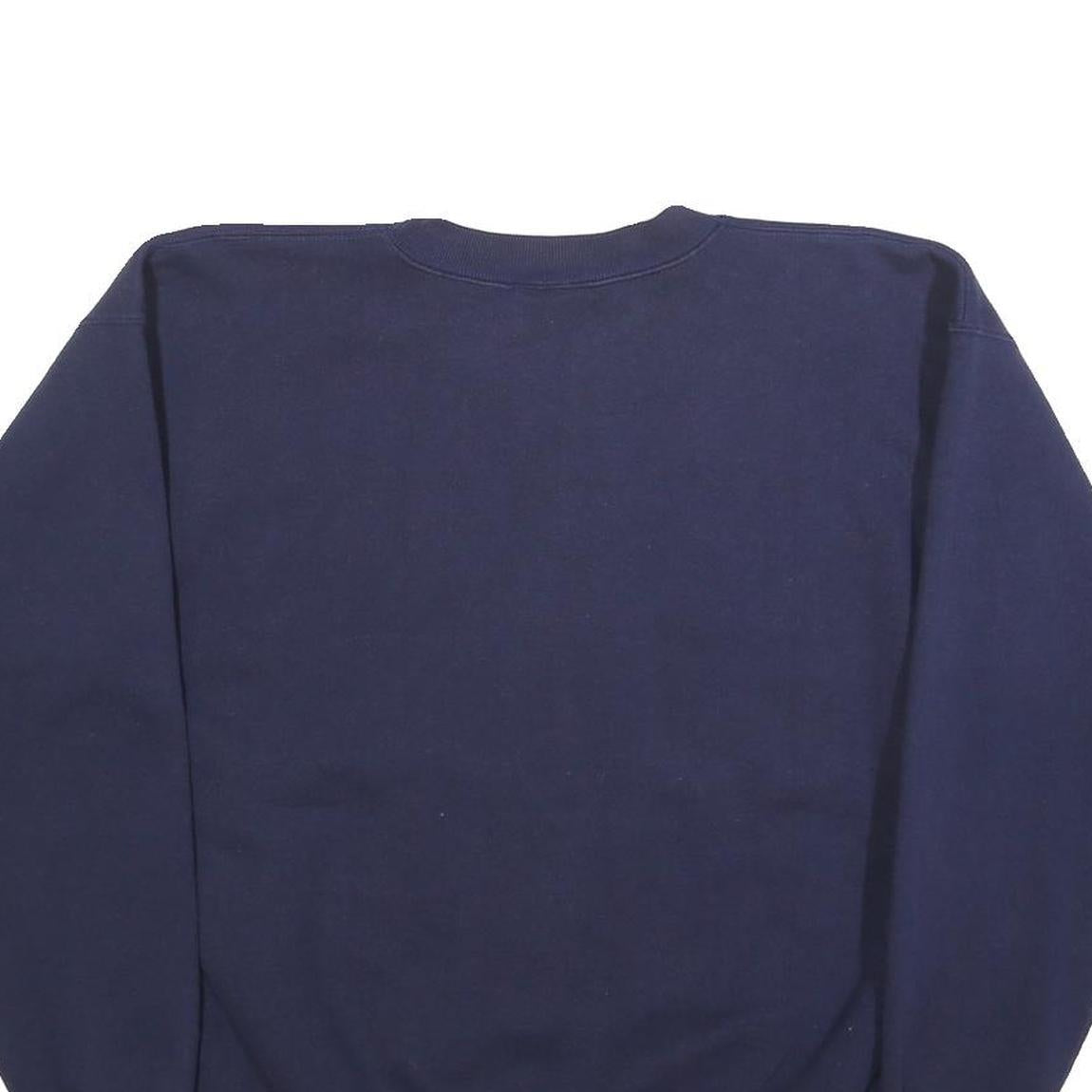 NUTMEG Mens Navy Blue Penn State Crew Neck L Sweatshirt University Logo