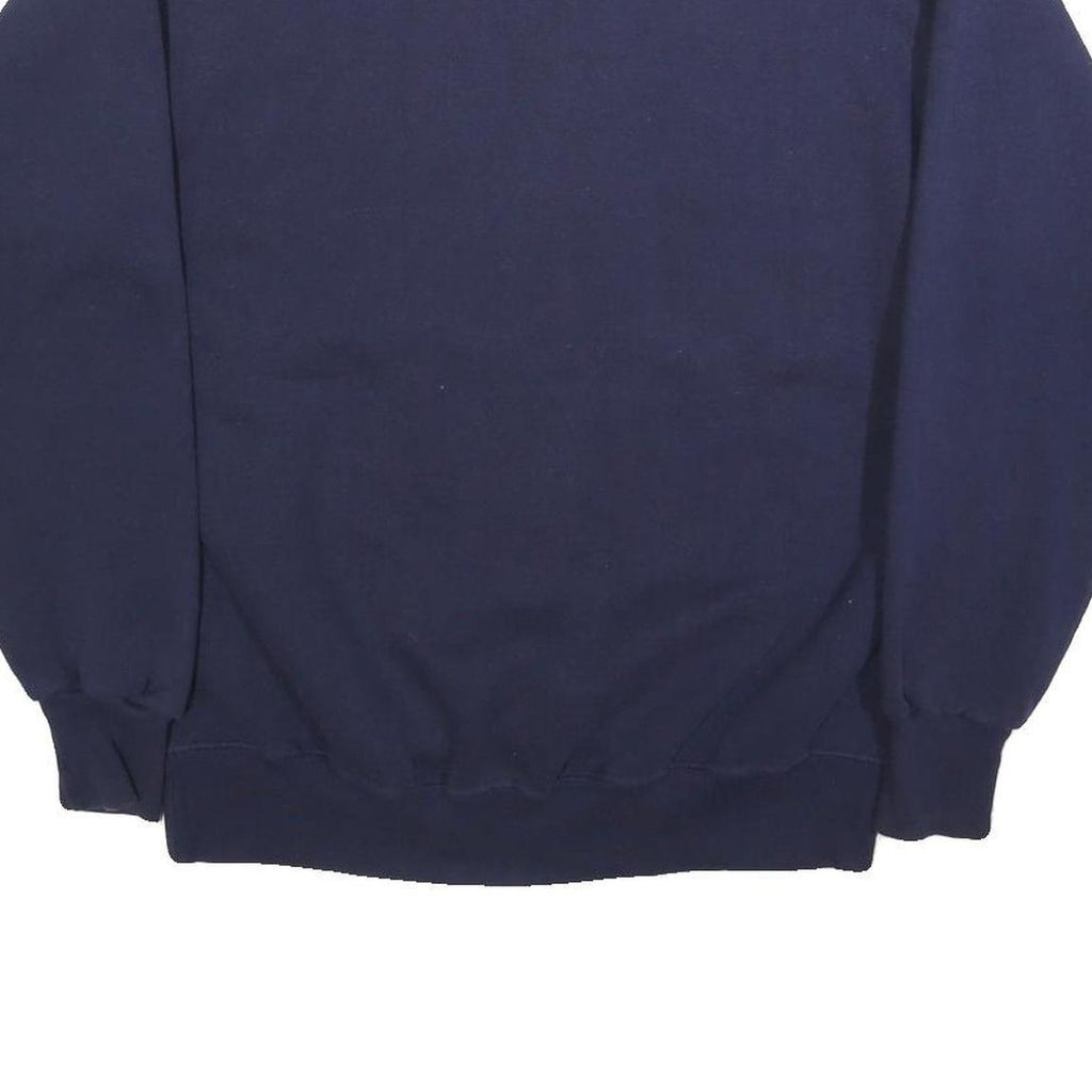 NUTMEG Mens Navy Blue Penn State Crew Neck L Sweatshirt University Logo