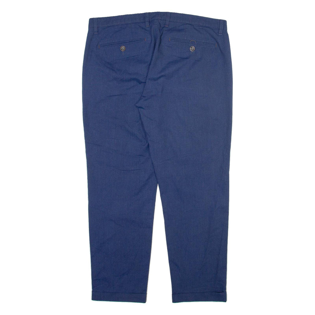 TED BAKER Womens Trousers Blue Relaxed Tapered W36 L27