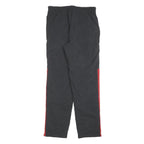 NIKE Boys Joggers Black & Red XL W28 L30 Classic Straight Fit Polyester