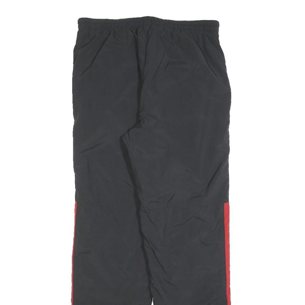 NIKE Boys Joggers Black & Red XL W28 L30 Classic Straight Fit Polyester
