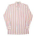 Mens Shirt Red Striped Long Sleeve S