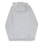 NIKE Mens Grey ¼ Zip Hoodie S Cotton Blend Casual Sportswear