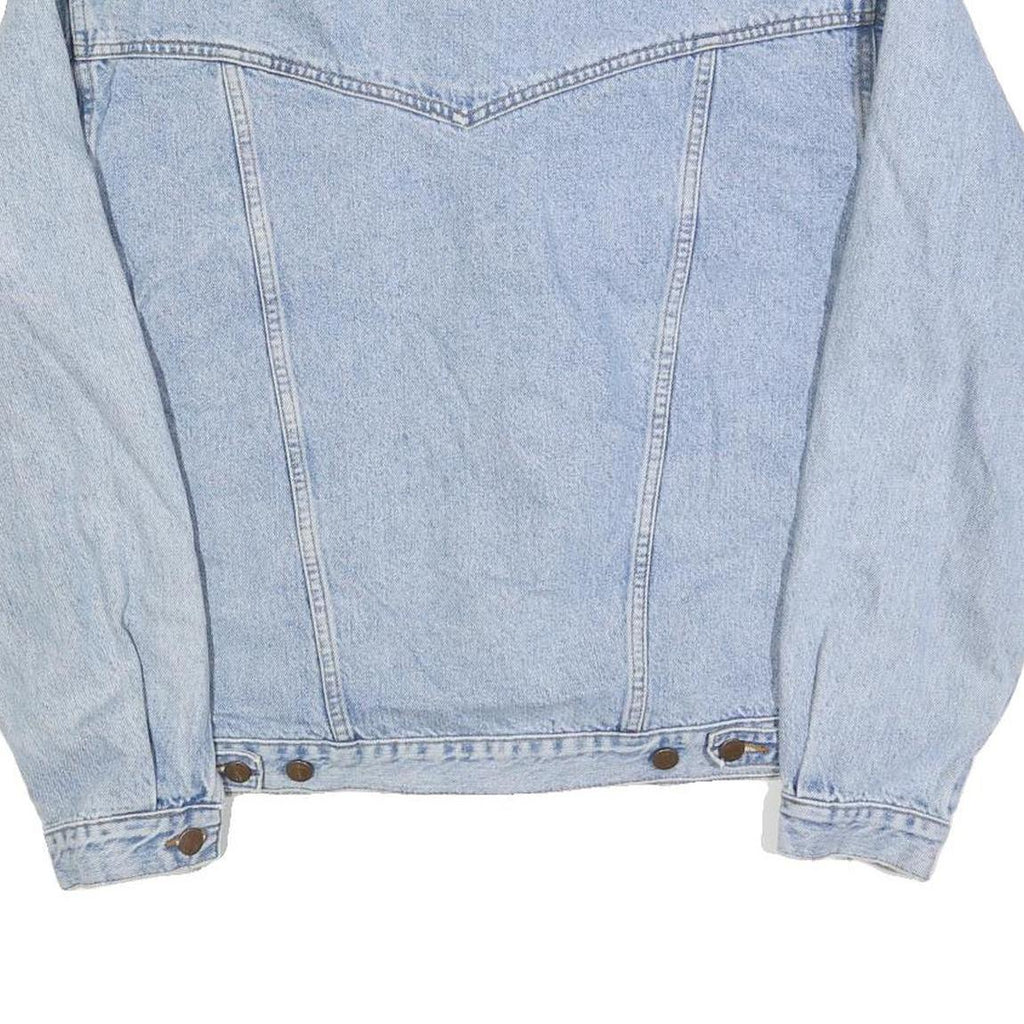 WRANGLER Mens Blue Denim Jacket M Cotton Classic Western Casual Button Closure