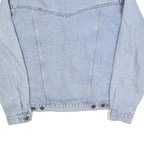 WRANGLER Mens Blue Denim Jacket M Cotton Classic Western Casual Button Closure