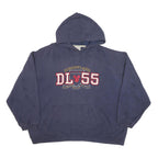 DISNEY Mens Navy Blue Disneyland DL 55 Pullover Hoodie XL Cotton Blend