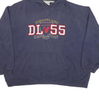 DISNEY Mens Navy Blue Disneyland DL 55 Pullover Hoodie XL Cotton Blend