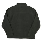 TIMBERLAND Mens Black Button Jacket L Cotton Blend Plain Classic Outerwear