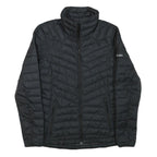 COLUMBIA Womens Black Jacket S Polyester Blend Quilted Zip Outdoor Lightweight