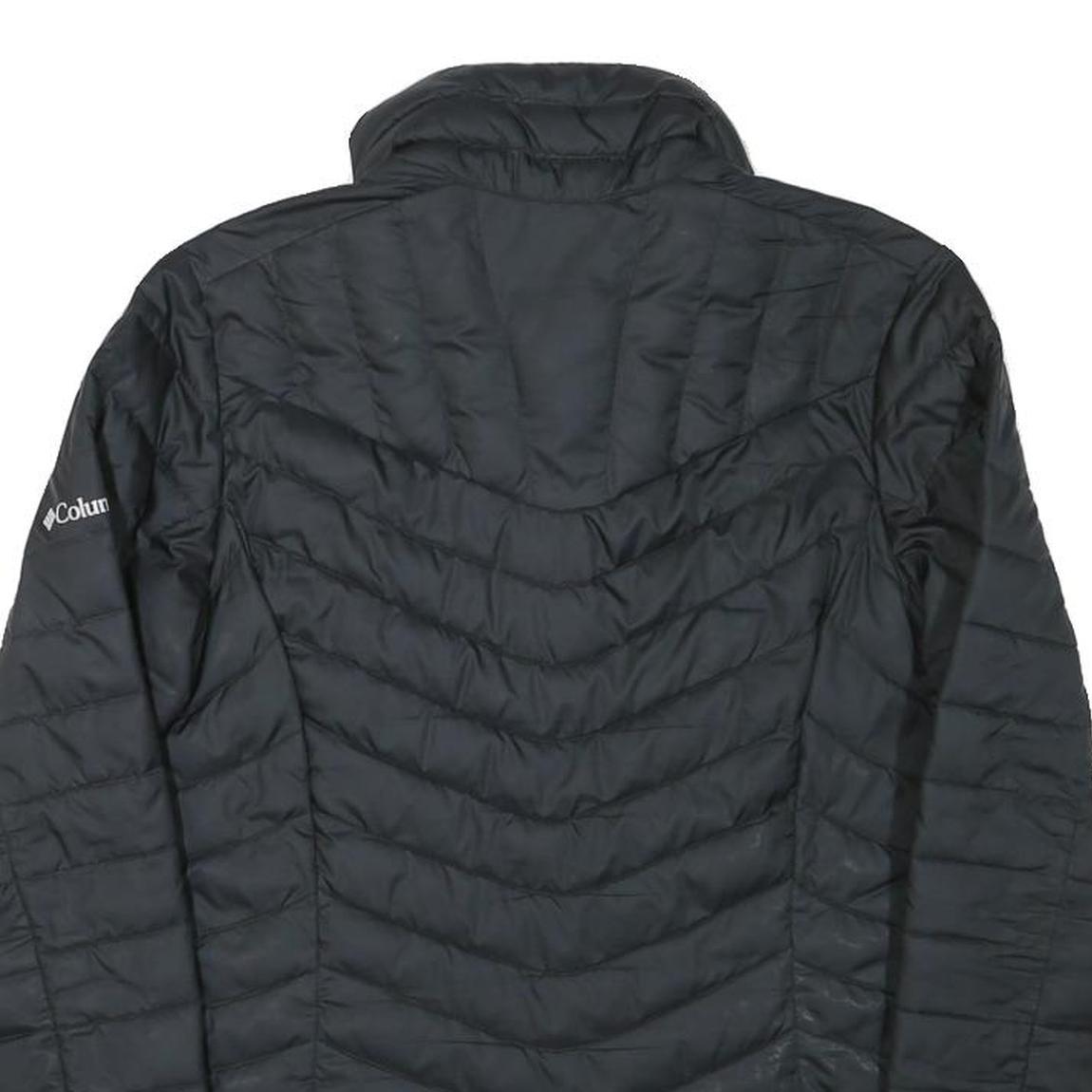 COLUMBIA Womens Black Jacket S Polyester Blend Quilted Zip Outdoor Lightweight