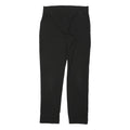 F&F Boys Black Regular Fit Straight Leg Trousers W30 L28 Schoolwear Button