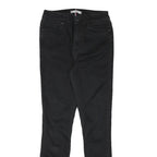 TOMMY HILFIGER Womens Jeans Black Slim Skinny Denim Medium W25 L27 Stylish Zip