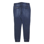 YES OR NO Mens Slim Jeans Blue Denim Cotton Blend Drawstring W30 L26 Casual Wear