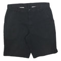 DICKIES Mens Black Cotton Blend Casual Shorts M W34 Workwear Durable