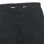 DICKIES Mens Black Cotton Blend Casual Shorts M W34 Workwear Durable