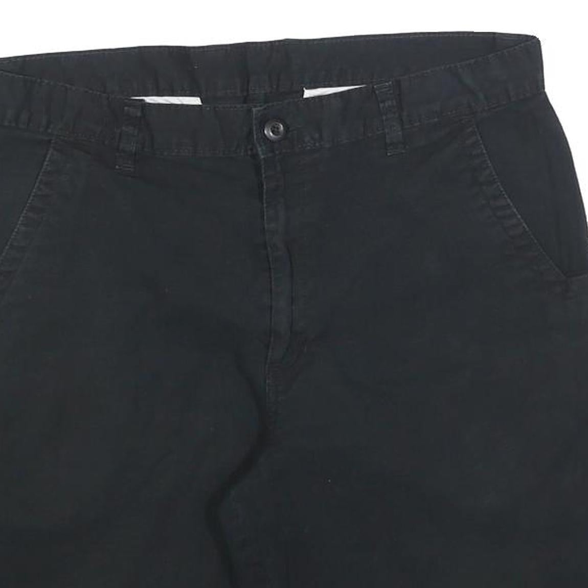 DICKIES Mens Black Cotton Blend Casual Shorts M W34 Workwear Durable