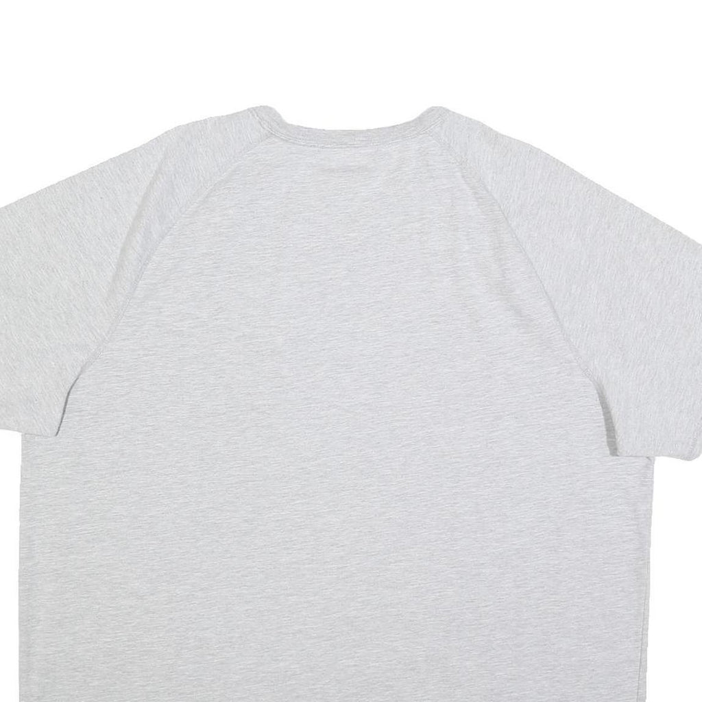 CARHARTT Mens Light Grey Cotton Blend XL Short Sleeve Crew Neck Logo Print